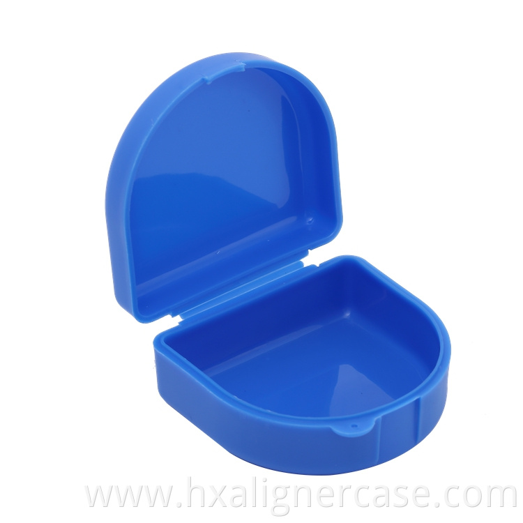 Plastic Retainer Case Dental Box Orthodontic Box Denture Storage Case